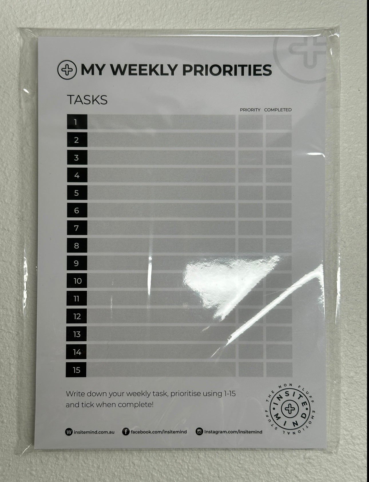 My Weekly Priorities